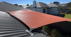 Corrugated roof mount