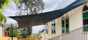5 Point custom made shade sail