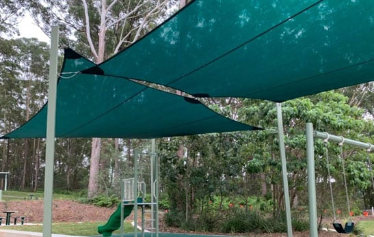 Interlinking Shade Sails