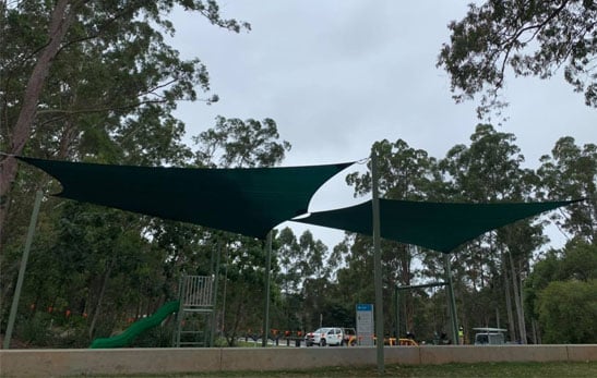 Interlinking Shade Sails